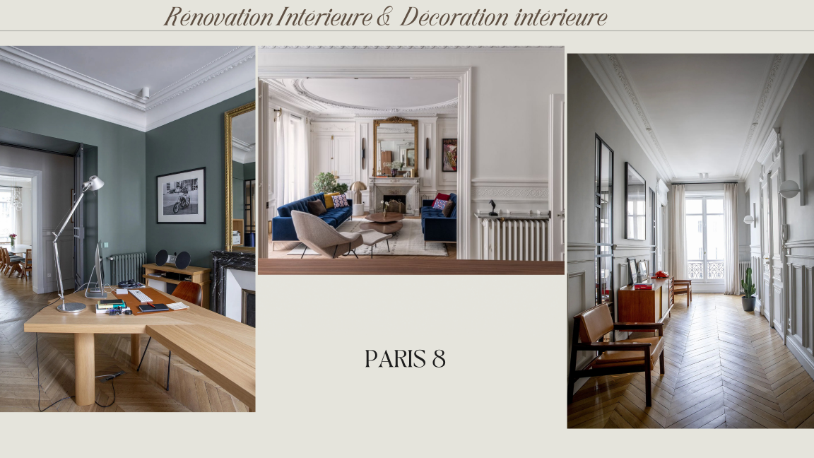 réalisation rénovation appartement luxe