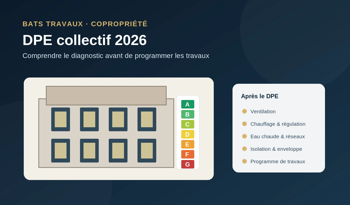 DPE collectif 2026 copropriété parisienne et travaux de rénovation énergétique